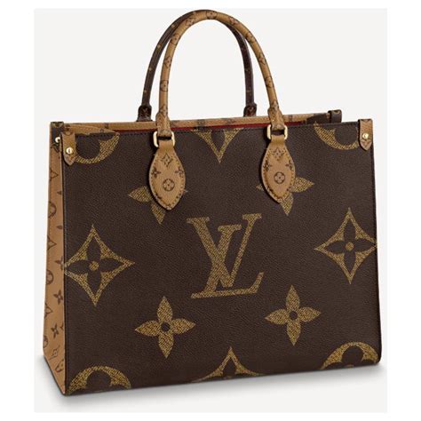 louis vuitton tote bag brown